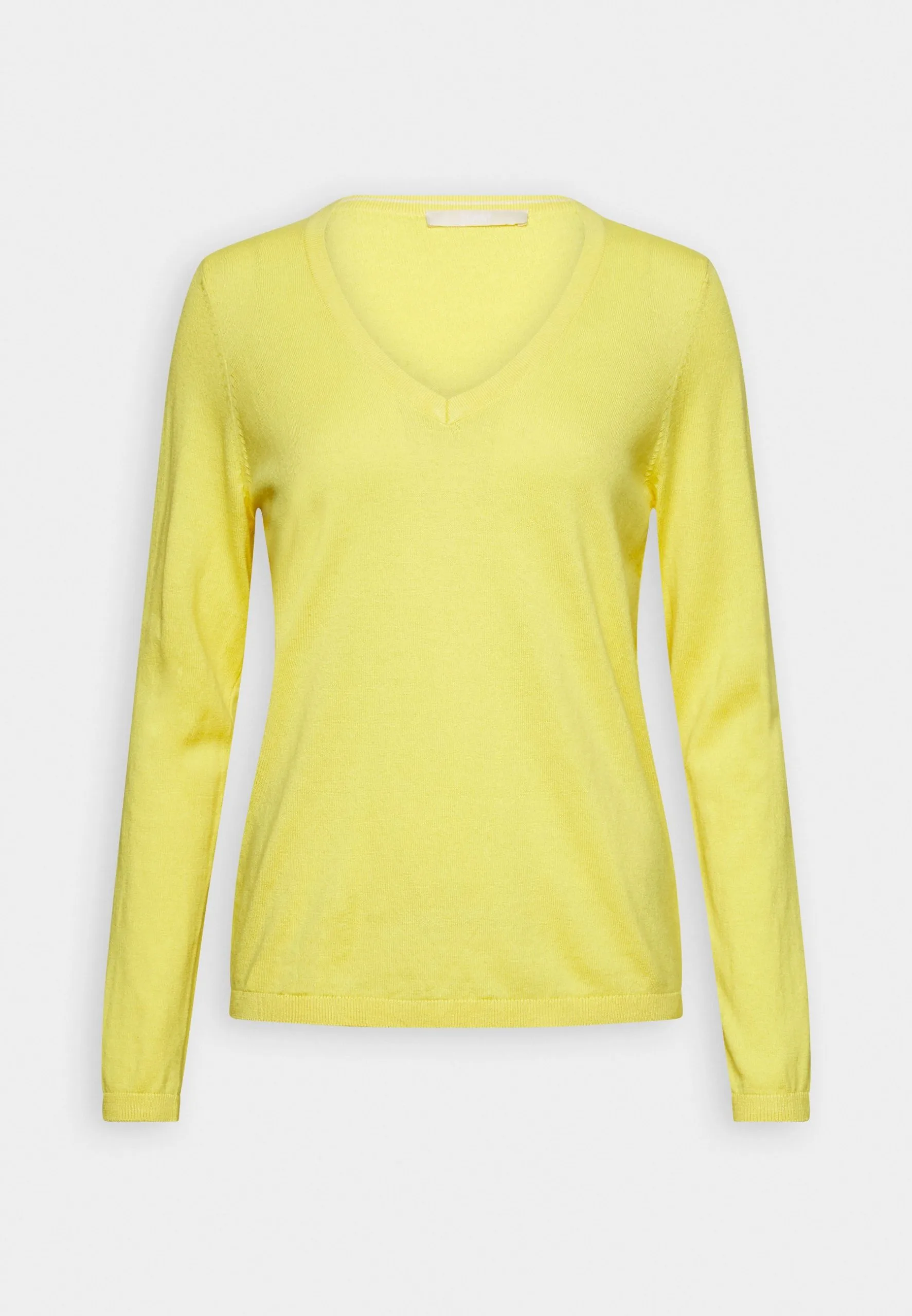 Edc By Esprit V Neck- Strikkegenser - Yellow 6 Edc By Esprit V Neck- Strikkegenser - Yellow - Bilde 4