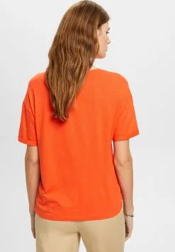 ESPRIT Twisted Hem - T-Shirts Med Print - Orange Red -ESPRIT Butikk 47b7523ea576409bb02a976a6ec1c866