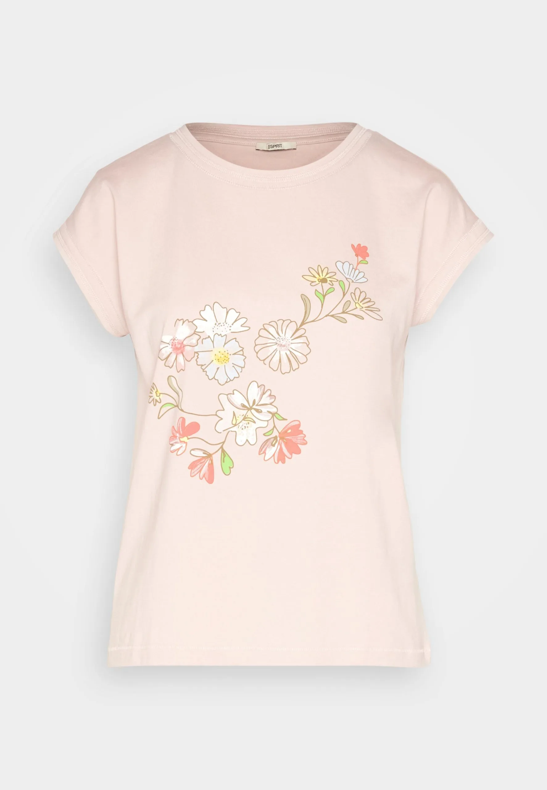 ESPRIT Stitch Detail - T-Shirts Med Print - Pastel Pink 7 ESPRIT Stitch Detail - T-Shirts Med Print - Pastel Pink - Bilde 5