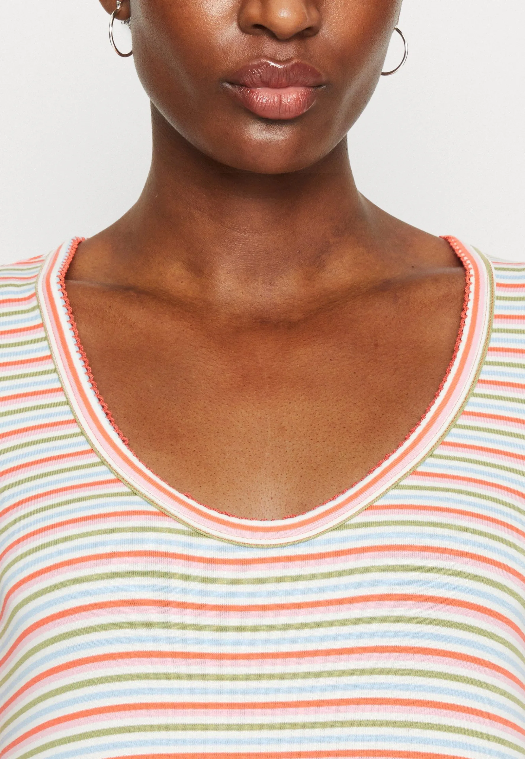 Edc By Esprit Key Shape - T-Shirts Med Print - Coral Orange 8 Edc By Esprit Key Shape - T-Shirts Med Print - Coral Orange - Bilde 6