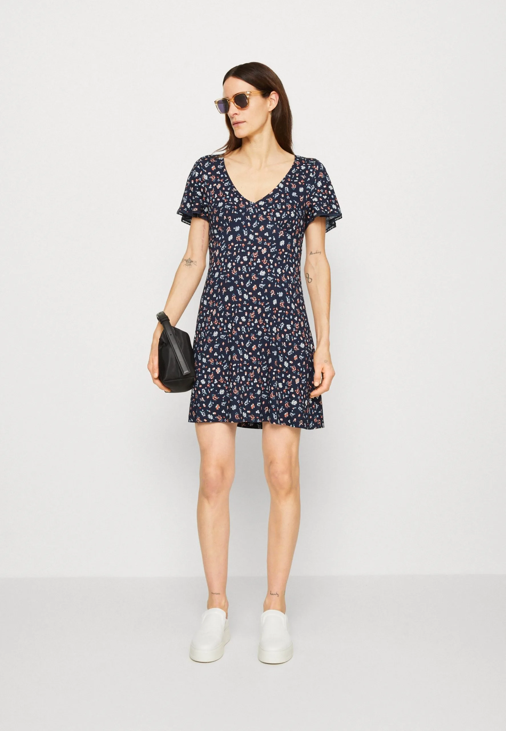 ESPRIT Dress- Jerseykjole - Dark Blue 4 ESPRIT Dress- Jerseykjole - Dark Blue - Bilde 2