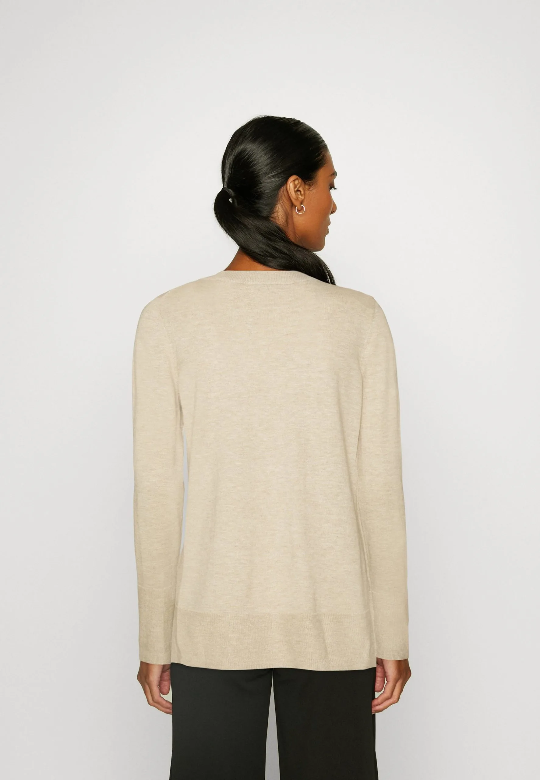 ESPRIT Roundneck- Strikkegenser - Sand 5 ESPRIT Roundneck- Strikkegenser - Sand - Bilde 3