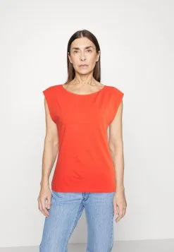 ESPRIT Tee - T-Shirts - Orange Red