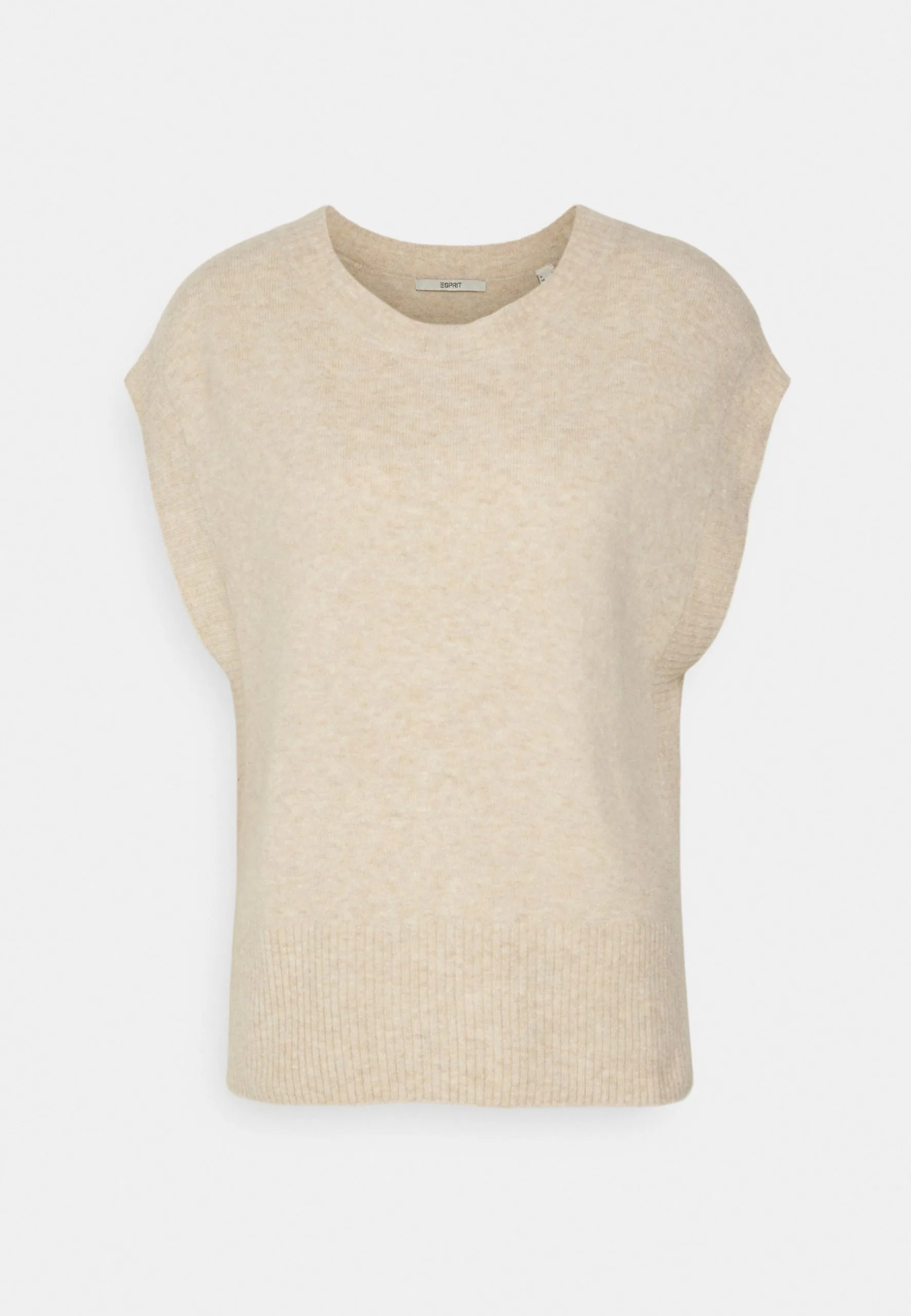 ESPRIT Vest - Strikkegenser - Sand 8 ESPRIT Vest - Strikkegenser - Sand - Bilde 6
