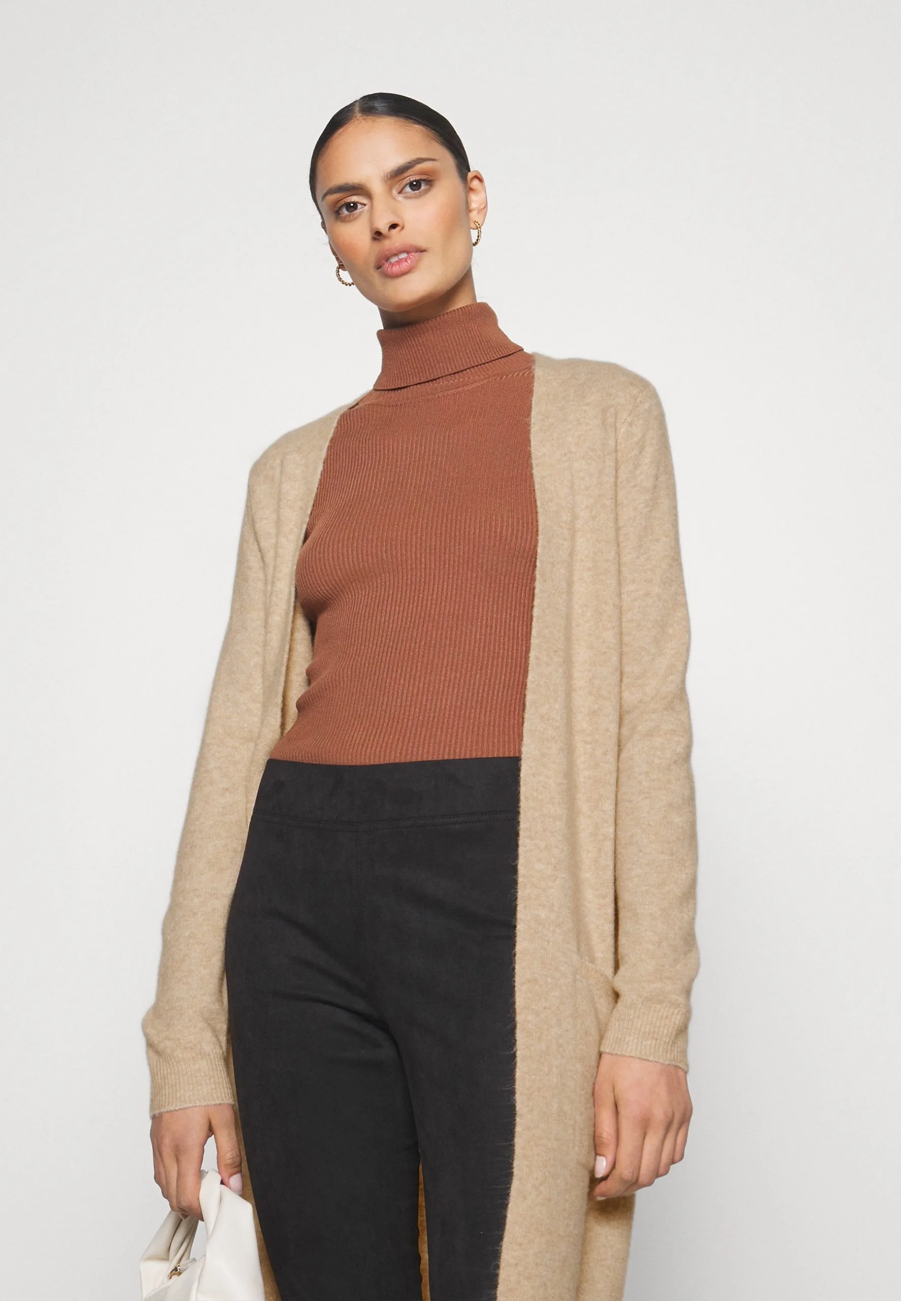 ESPRIT Mix Long Cardigan - Cardigan - Sand 6 ESPRIT Mix Long Cardigan - Cardigan - Sand - Bilde 4
