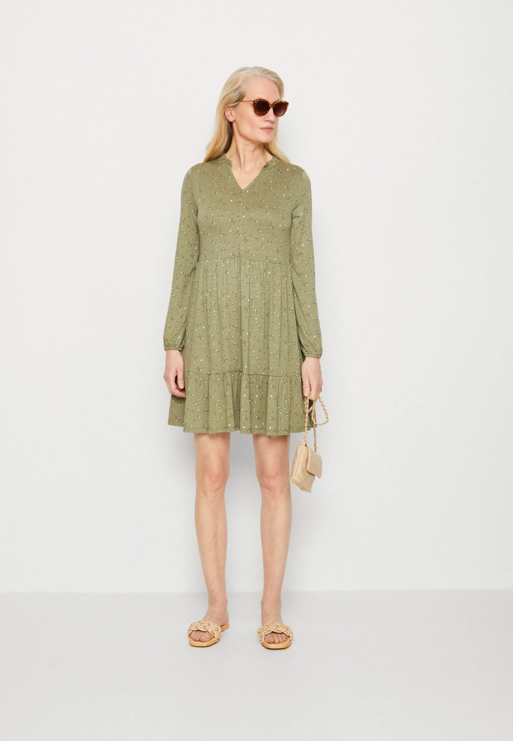 Edc By Esprit Jerseykjole - Light Khaki 4 Edc By Esprit Jerseykjole - Light Khaki - Bilde 2