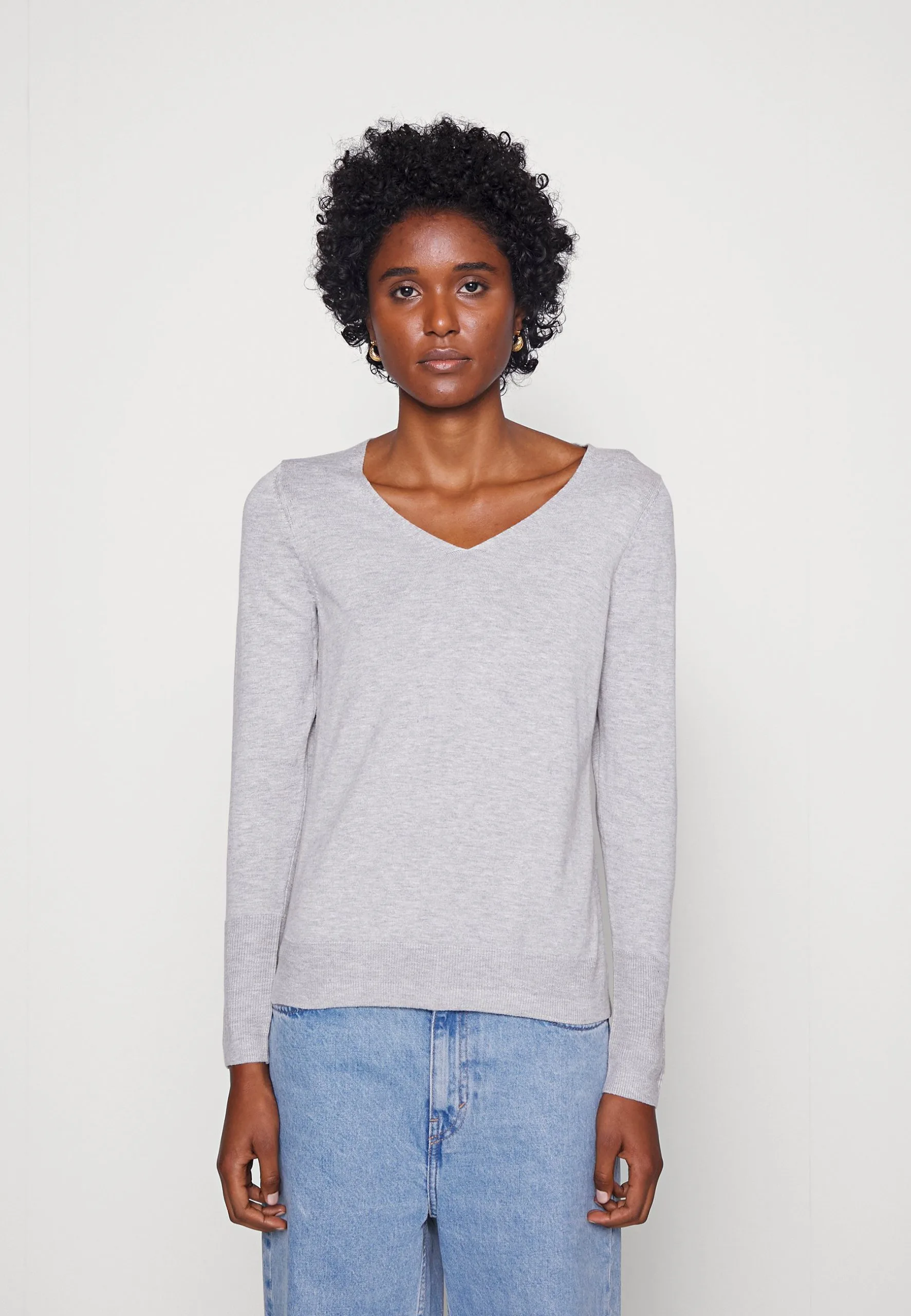 ESPRIT Strikkegenser - Light Grey 3 ESPRIT Strikkegenser - Light Grey