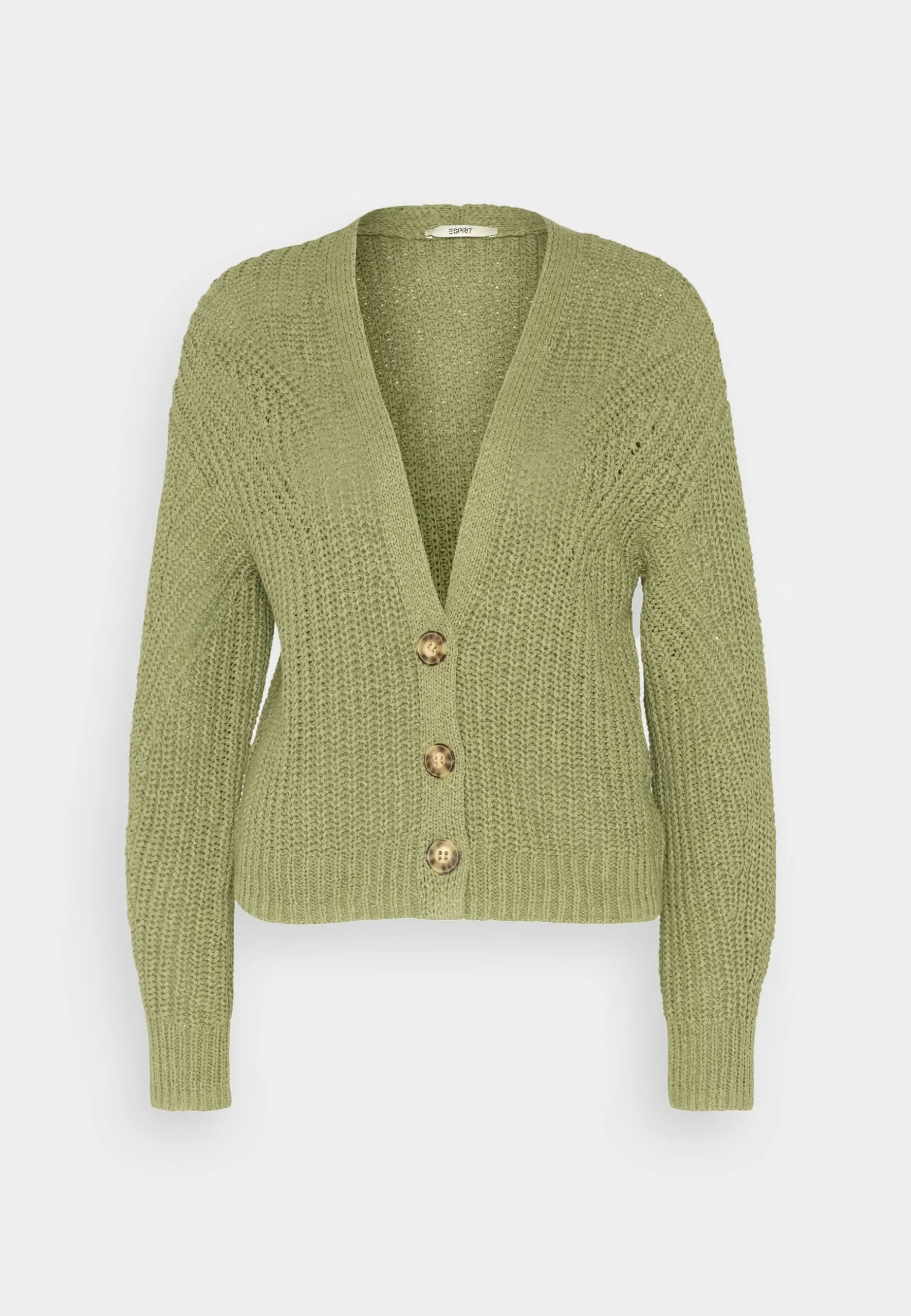 ESPRIT Tape Stitch - Cardigan - Light Khaki 7 ESPRIT Tape Stitch - Cardigan - Light Khaki - Bilde 5