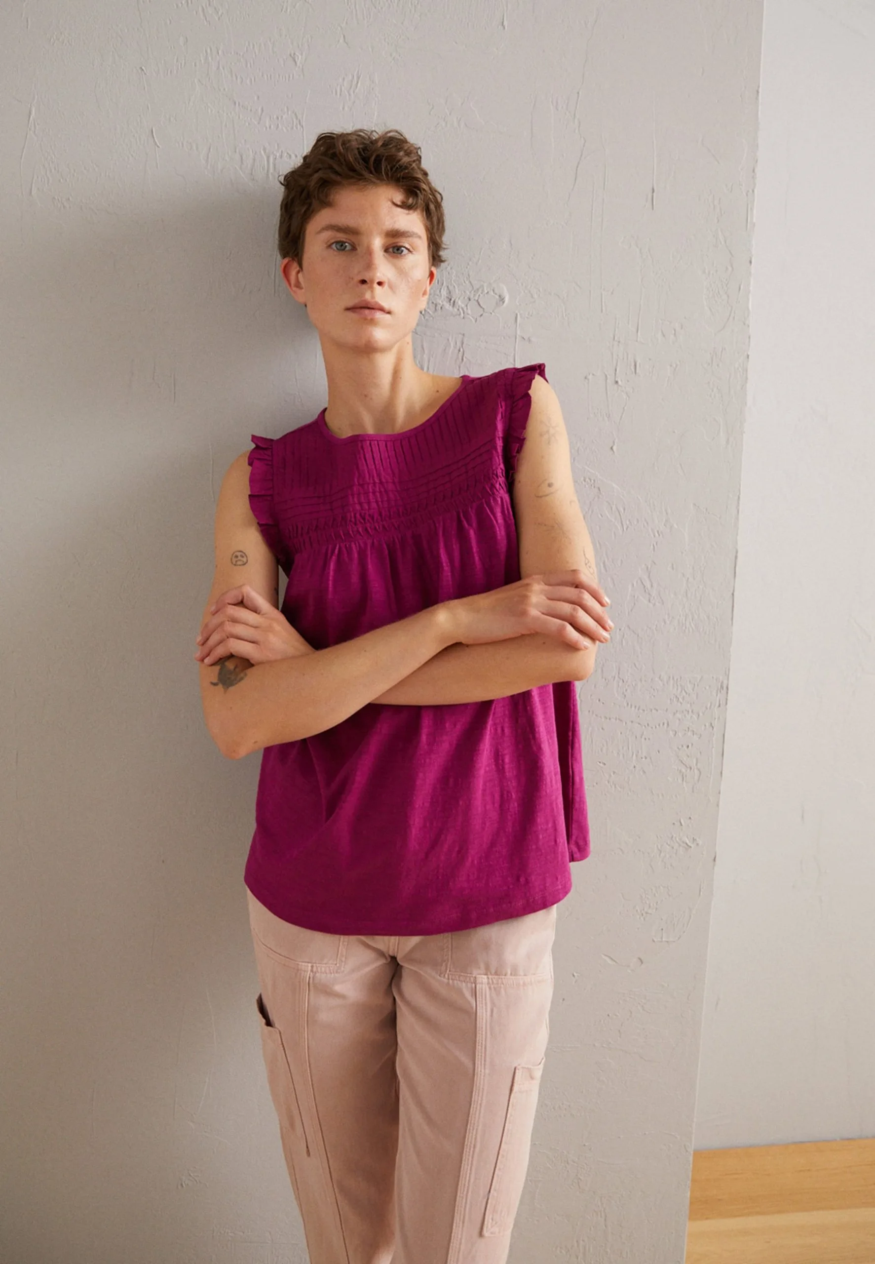 ESPRIT Mix - T-Shirts Med Print - Dark Pink 3 ESPRIT Mix - T-Shirts Med Print - Dark Pink