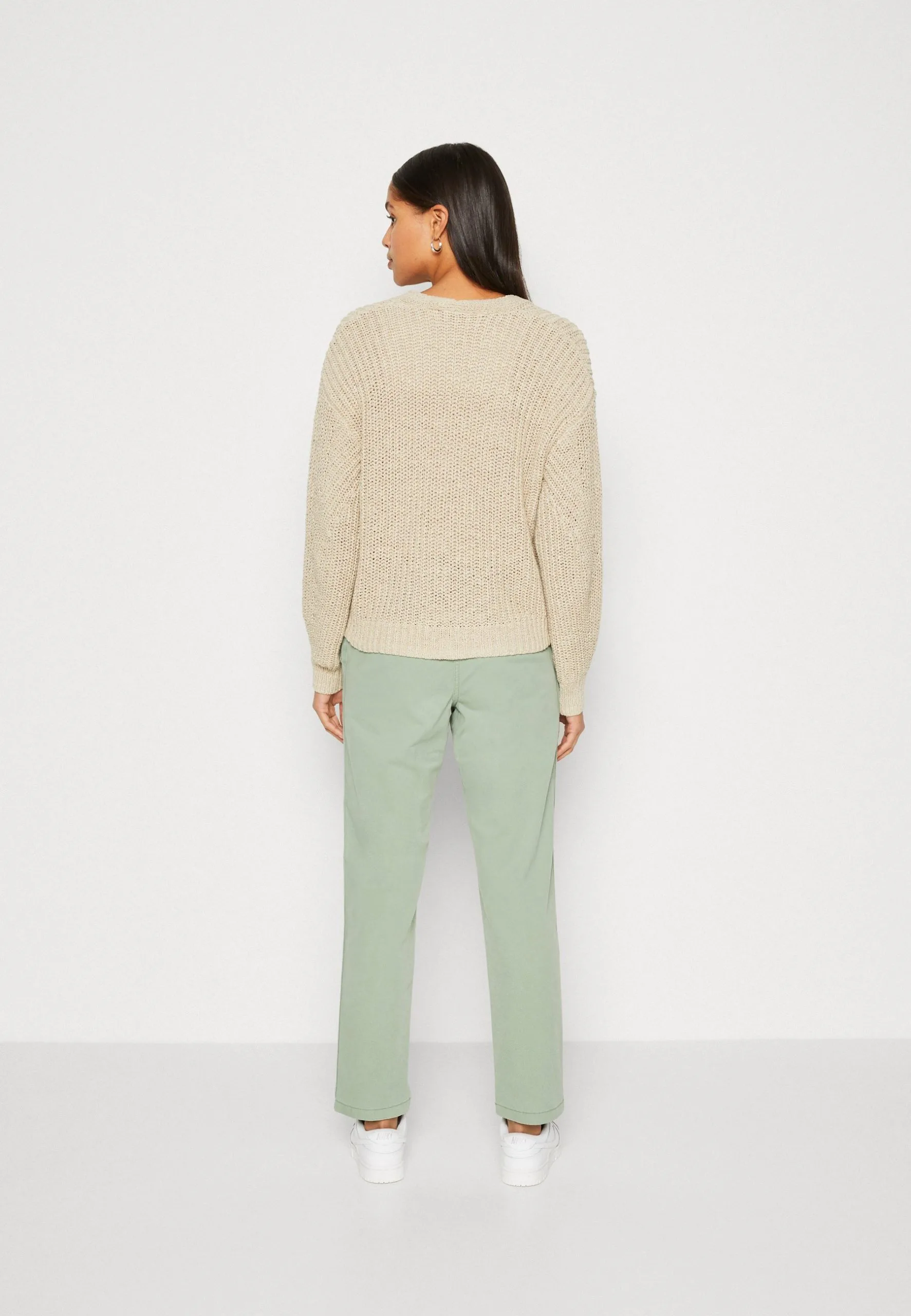 ESPRIT Tape Stitch - Cardigan - Light Taupe 5 ESPRIT Tape Stitch - Cardigan - Light Taupe - Bilde 3