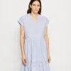 ESPRIT Stripe Dress - Kjole - Bright Blue -ESPRIT Butikk 621b9331561c4b918200a7d13e6c345e