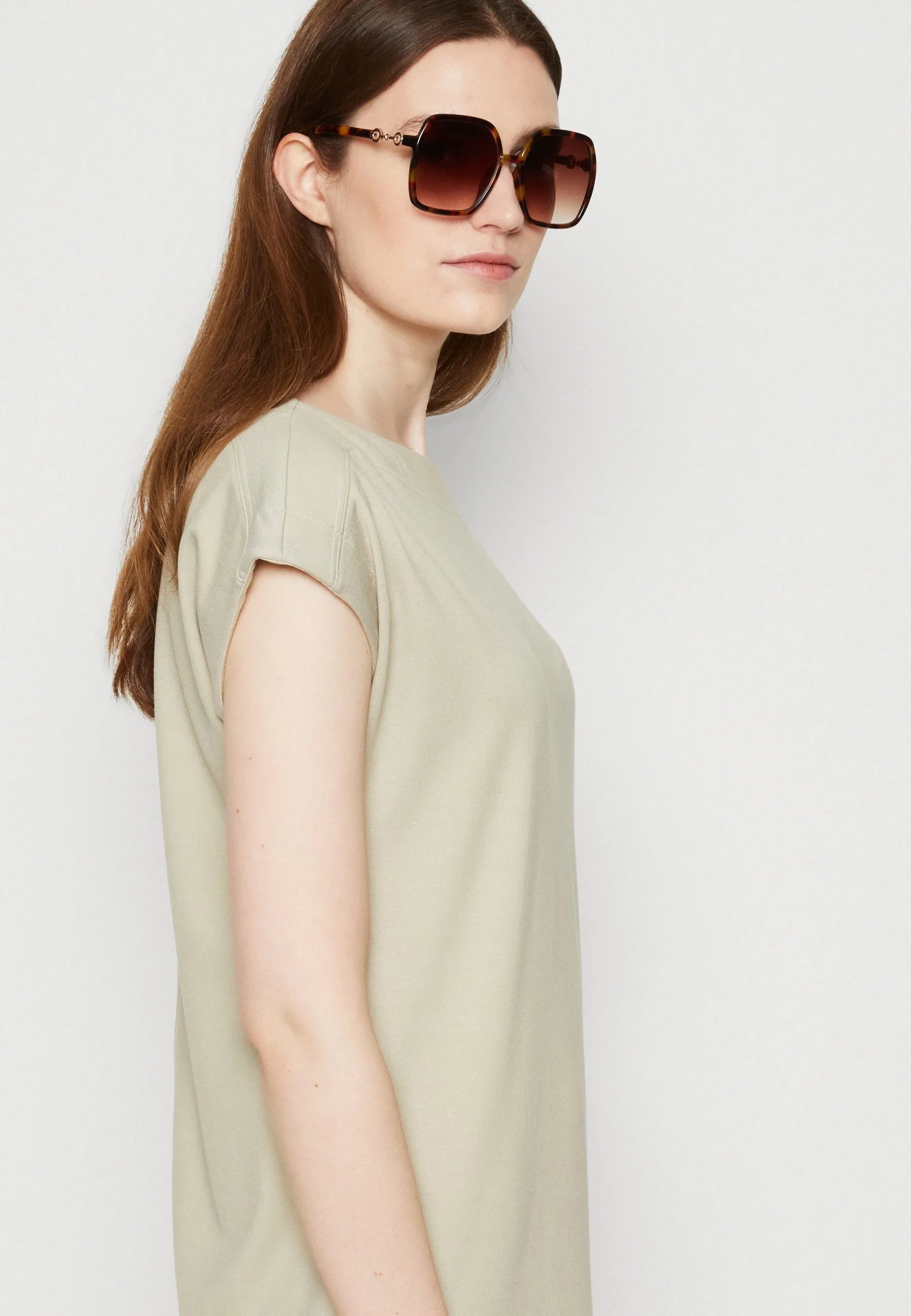 ESPRIT Dress Above Knee - Jerseykjole - Dusty Green 6 ESPRIT Dress Above Knee - Jerseykjole - Dusty Green - Bilde 4