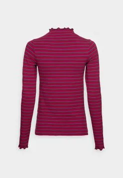 Edc By Esprit Stripe - Topper Langermet - Cherry Red -ESPRIT Butikk 6484276c24d543ec9f157409bb51d12c