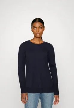 ESPRIT Roundneck- Strikkegenser - Navy
