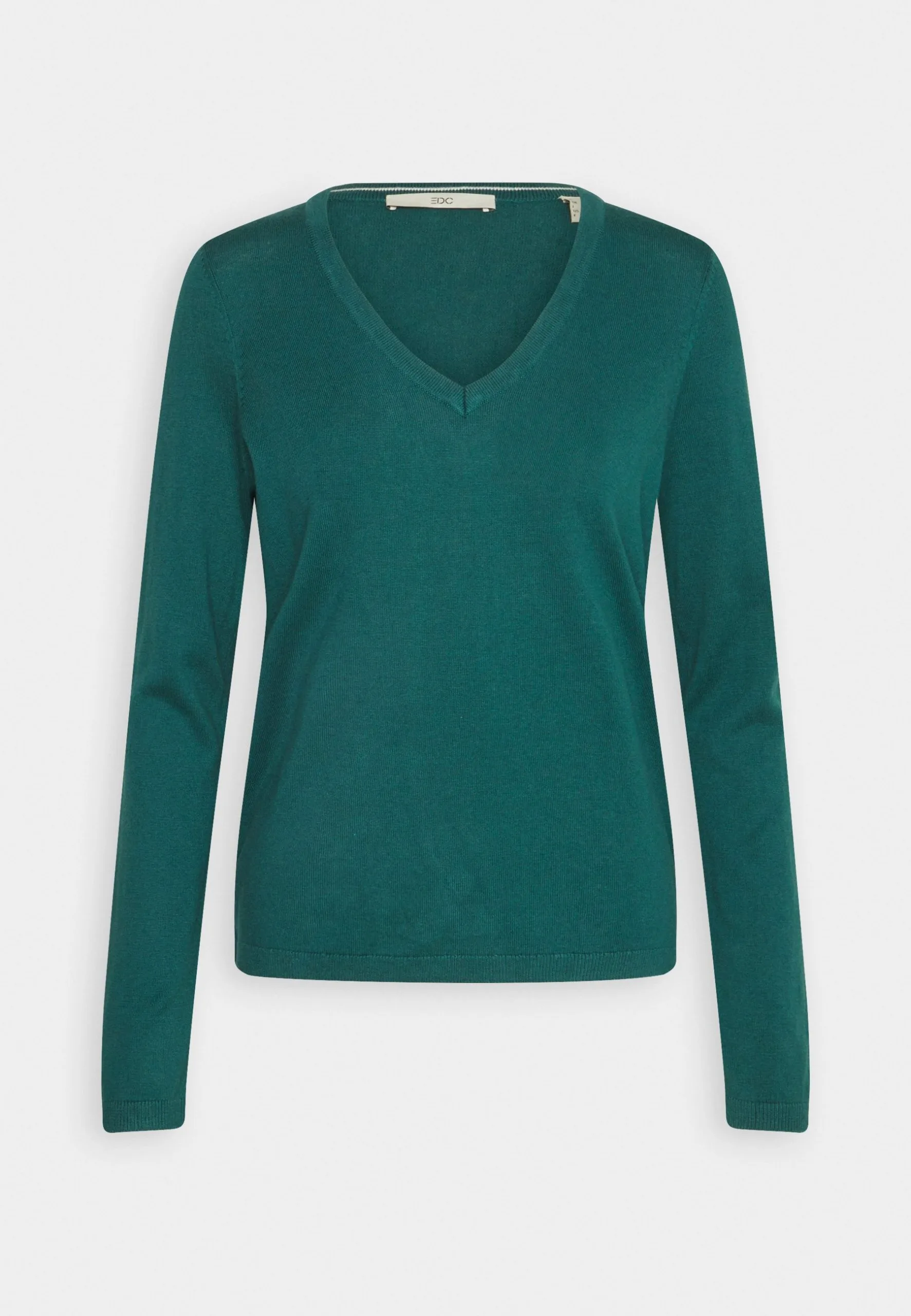 Edc By Esprit V-Neck - Strikkegenser - Teal Green 6 Edc By Esprit V-Neck - Strikkegenser - Teal Green - Bilde 4