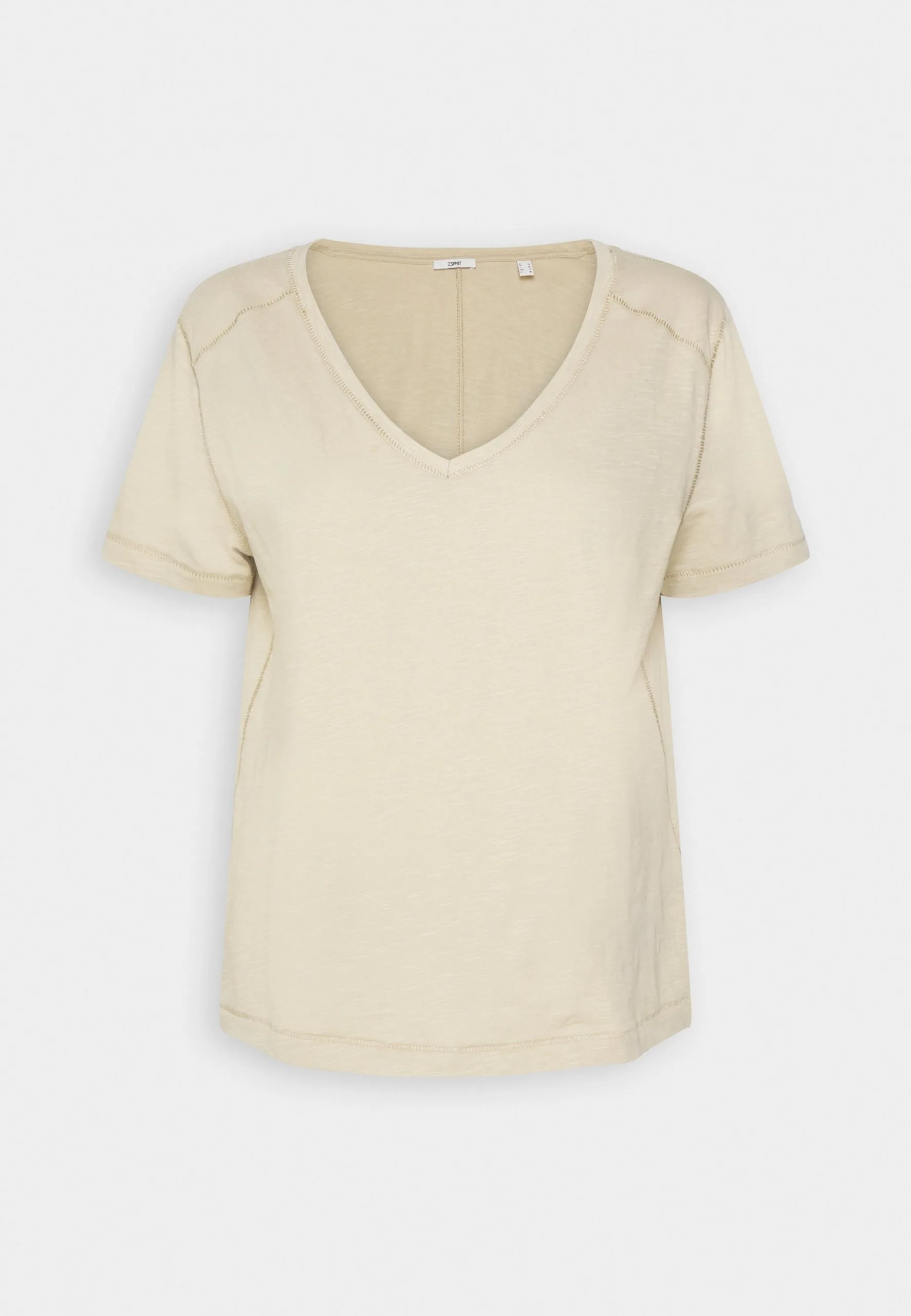 ESPRIT Sticht - T-Shirts - Sand 6 ESPRIT Sticht - T-Shirts - Sand - Bilde 4