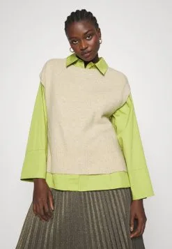 ESPRIT Vest - Strikkegenser - Sand 12 ESPRIT Vest - Strikkegenser - Sand -ESPRIT Butikk 66e5ec2f8c804b66b0f0d0c1c983eed5