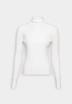Edc By Esprit Turtle Neck- Strikkegenser - Off White