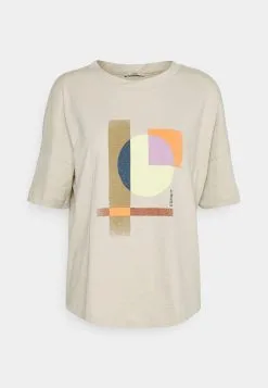 ESPRIT Tee - T-Shirts Med Print - Light Taupe