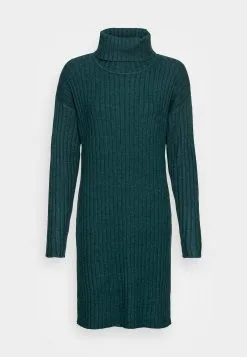 Edc By Esprit Strikket Kjole - Teal Green