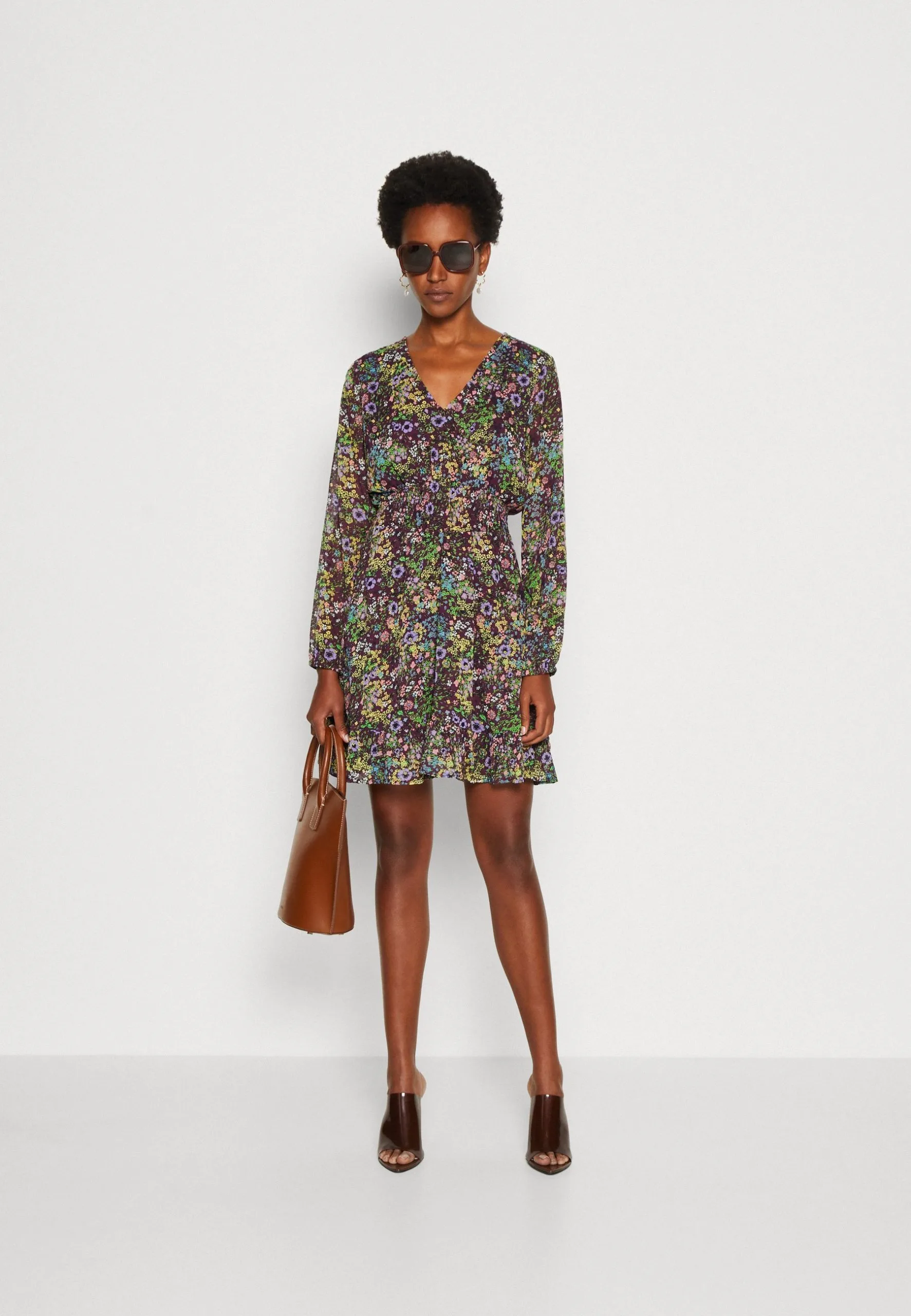 Edc By Esprit Dress - Kjole - Dark Purple 4 Edc By Esprit Dress - Kjole - Dark Purple - Bilde 2