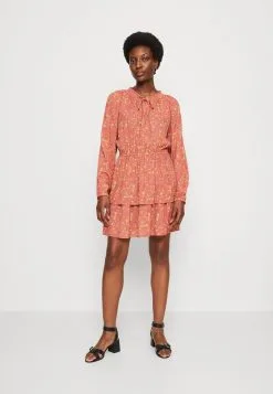 Edc By Esprit Cve Mini- Kjole - Coral Orange