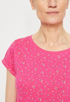 Edc By Esprit Sus Aop - T-Shirts Med Print - Pink Fuchsia -ESPRIT Butikk 793f6a3c95d047a281ebf235f26d9252