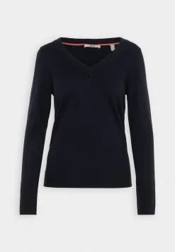ESPRIT V Neck - Strikkegenser - Navy 11 ESPRIT V Neck - Strikkegenser - Navy -ESPRIT Butikk 7a6cf994f0114d098f7a668c7c605549