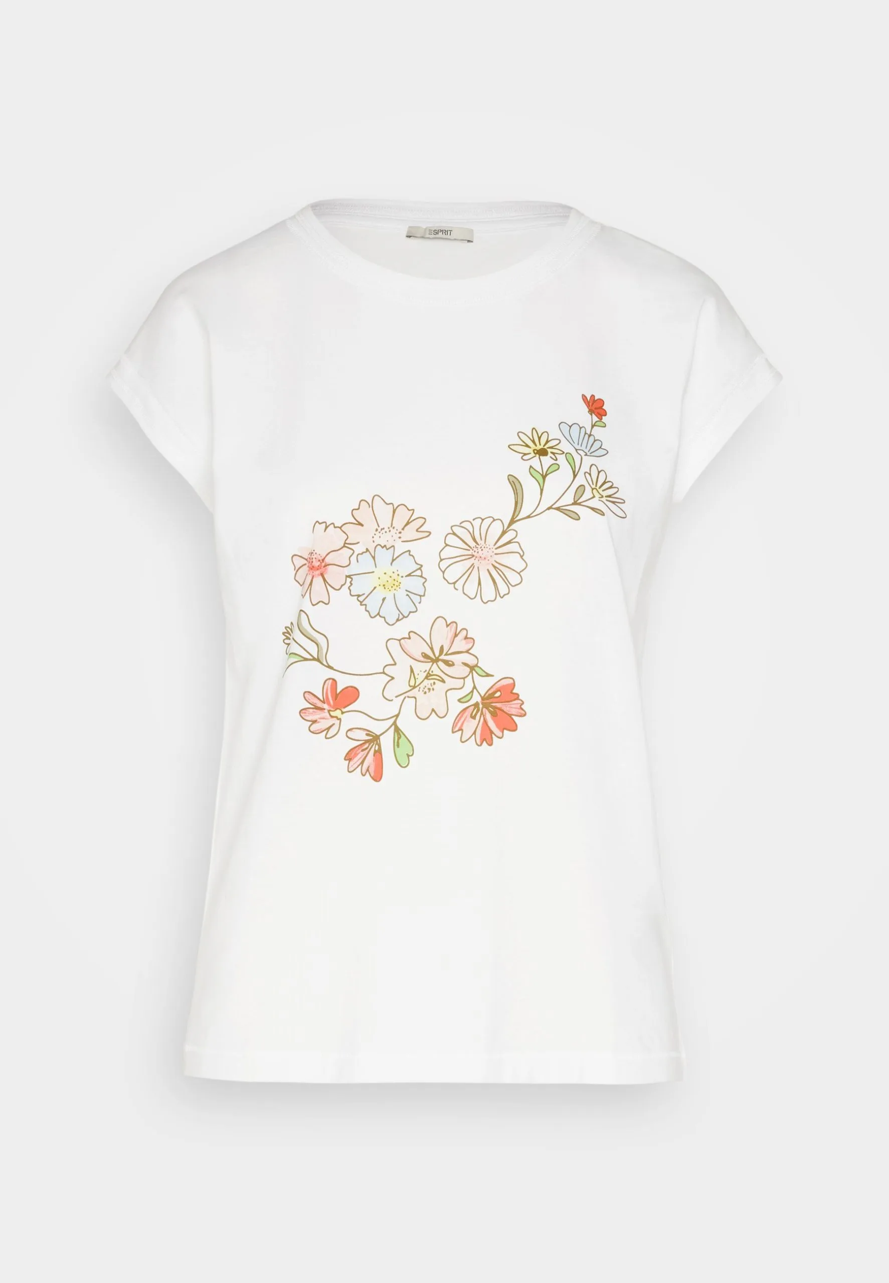 ESPRIT Stitch Detail - T-Shirts Med Print - White 7 ESPRIT Stitch Detail - T-Shirts Med Print - White - Bilde 5