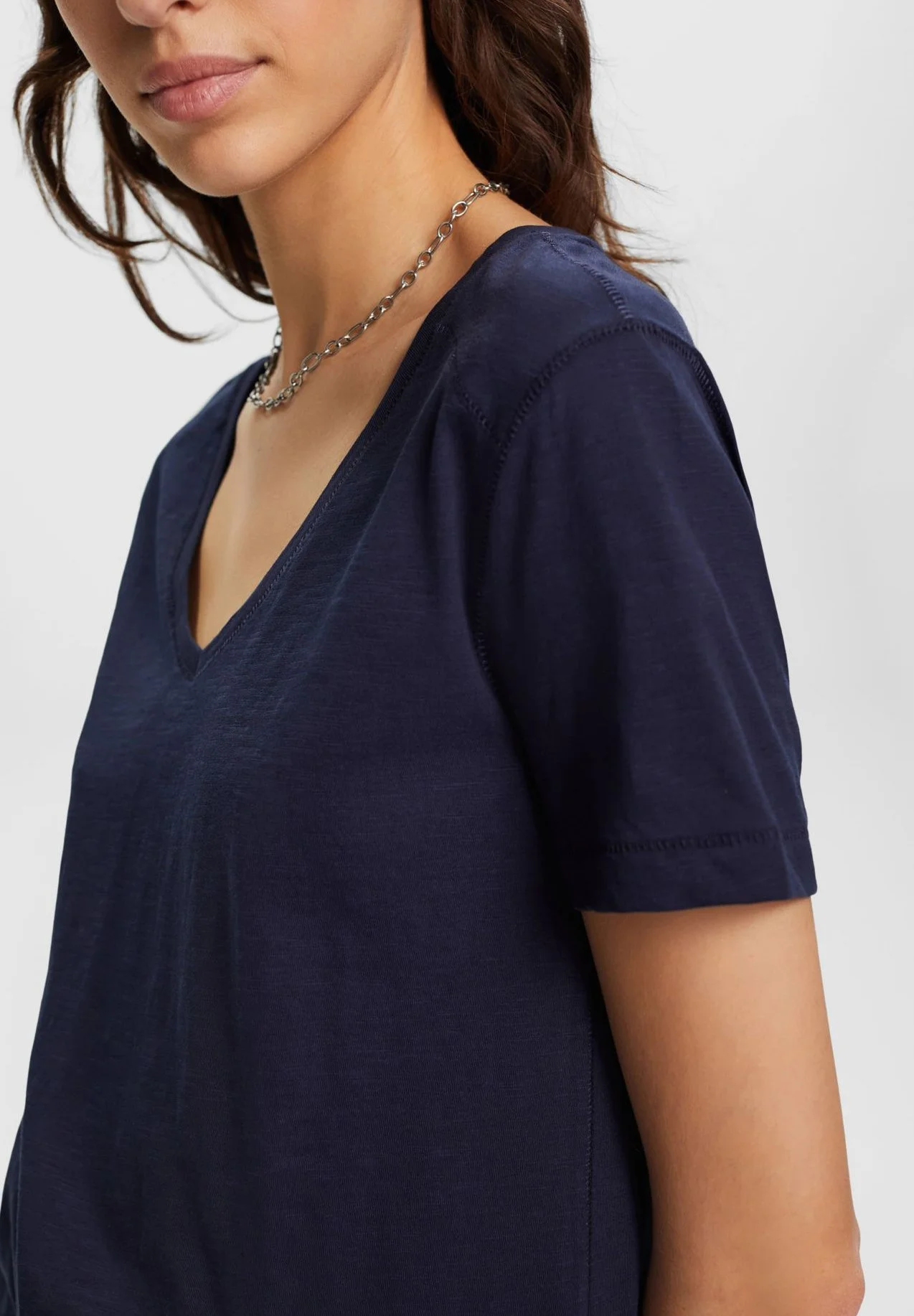 ESPRIT Sticht - T-Shirts - Navy 6 ESPRIT Sticht - T-Shirts - Navy - Bilde 4