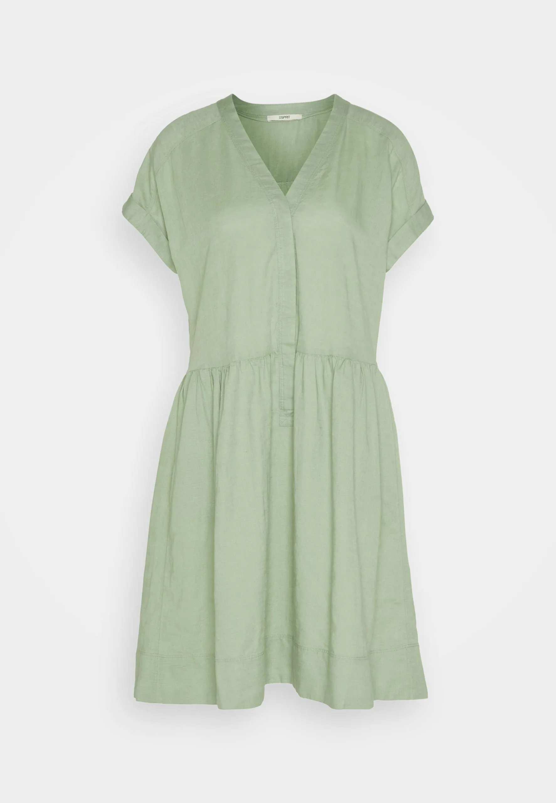 ESPRIT Dress - Kjole - Pale Khaki 7 ESPRIT Dress - Kjole - Pale Khaki - Bilde 5