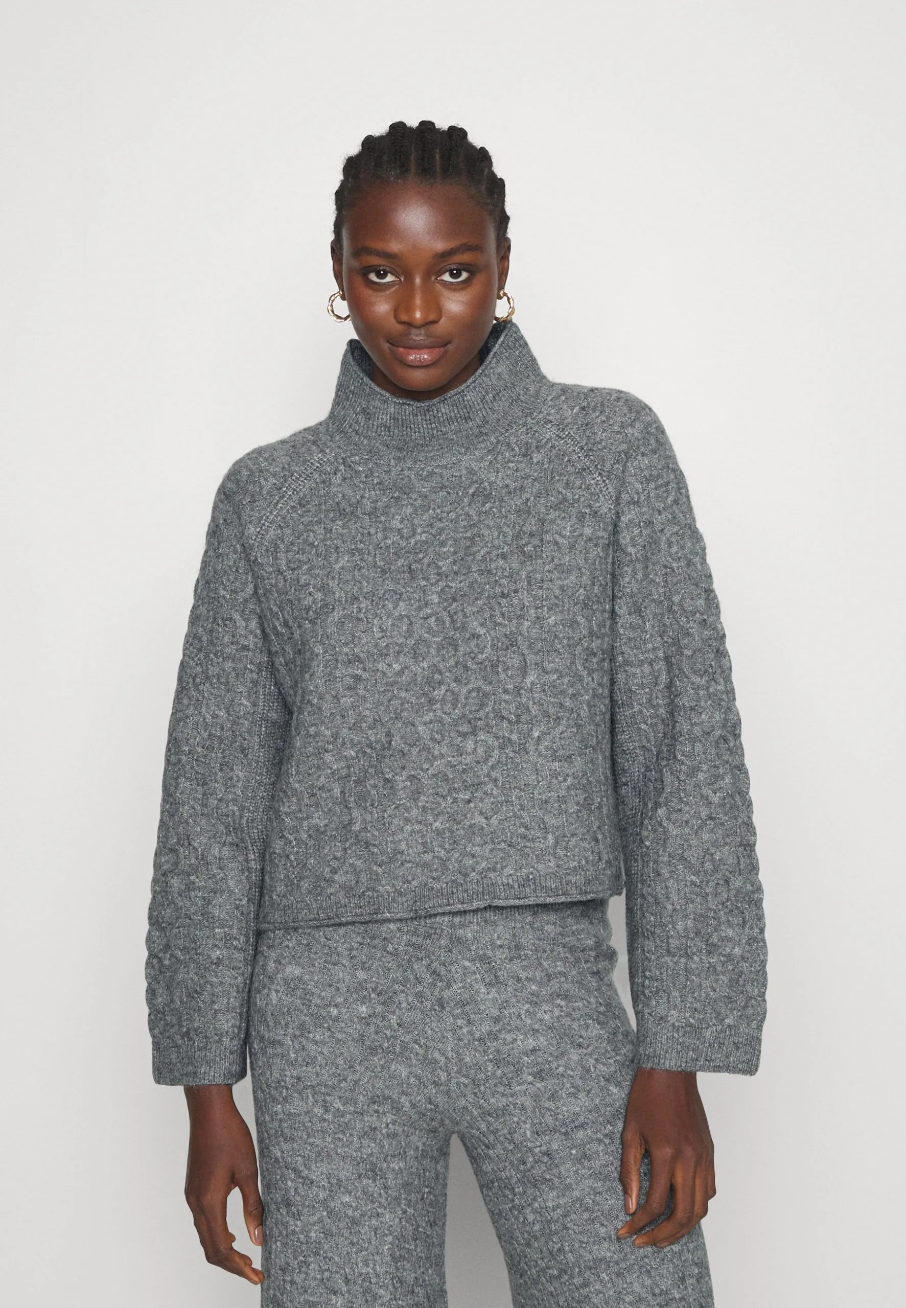 ESPRIT Cable- Strikkegenser - Medium Grey 3 ESPRIT Cable- Strikkegenser - Medium Grey