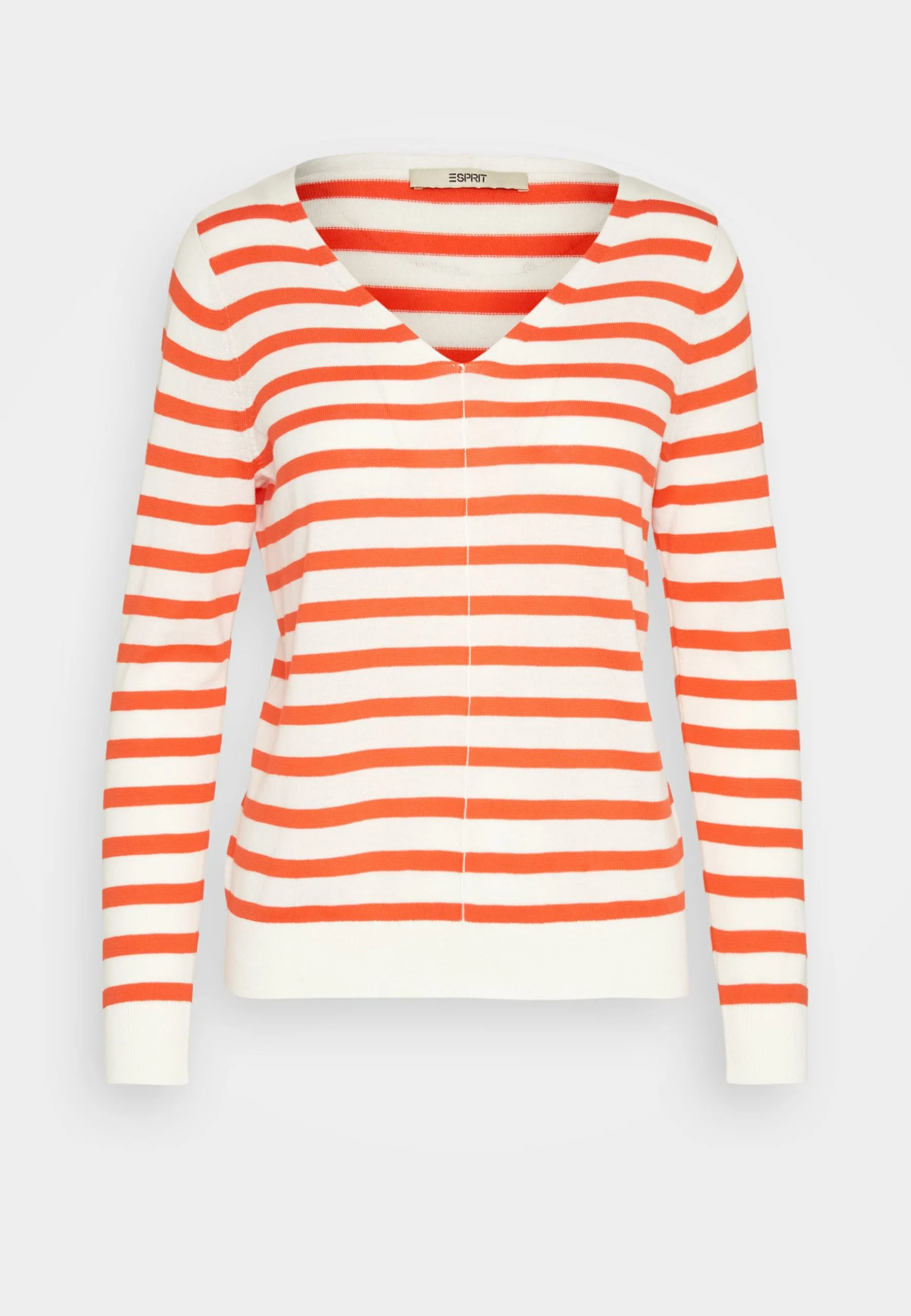 ESPRIT V Neck - Strikkegenser - Orange Red 7 ESPRIT V Neck - Strikkegenser - Orange Red - Bilde 5