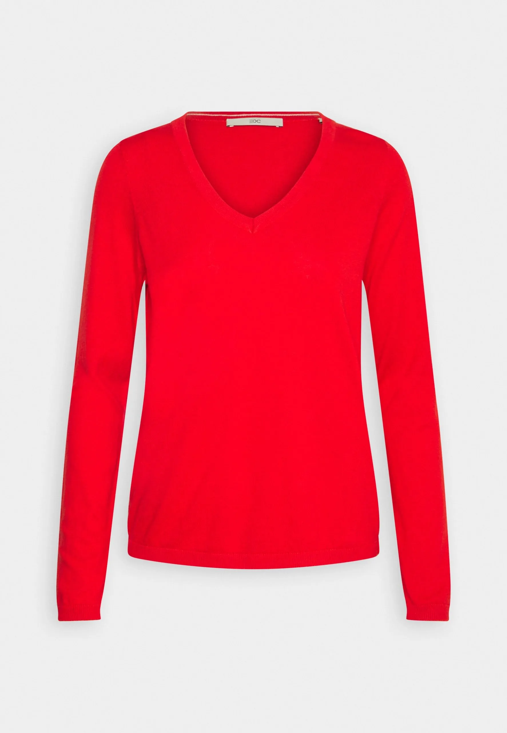 Edc By Esprit V-Neck - Strikkegenser - Red 6 Edc By Esprit V-Neck - Strikkegenser - Red - Bilde 4