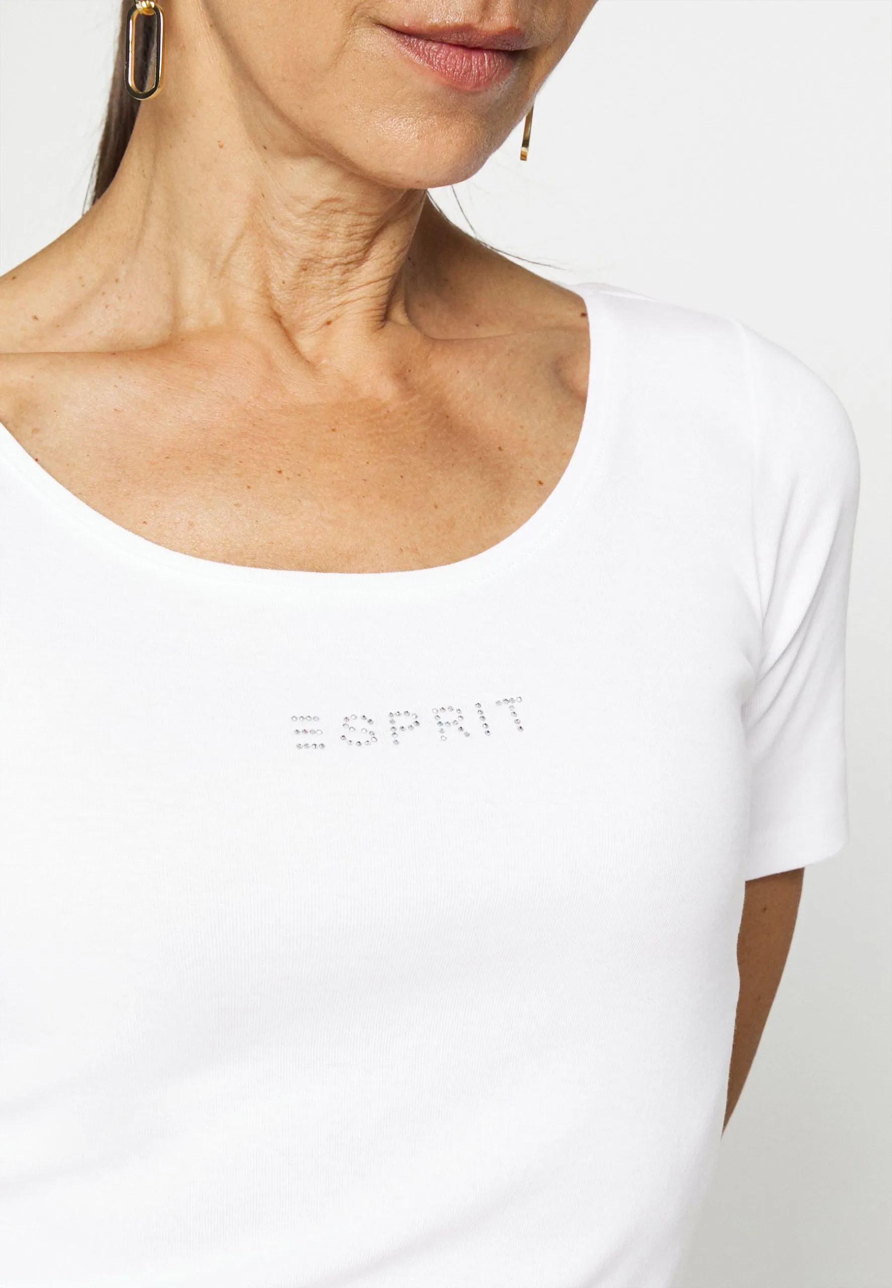ESPRIT T-Shirts Med Print - White 8 ESPRIT T-Shirts Med Print - White - Bilde 6