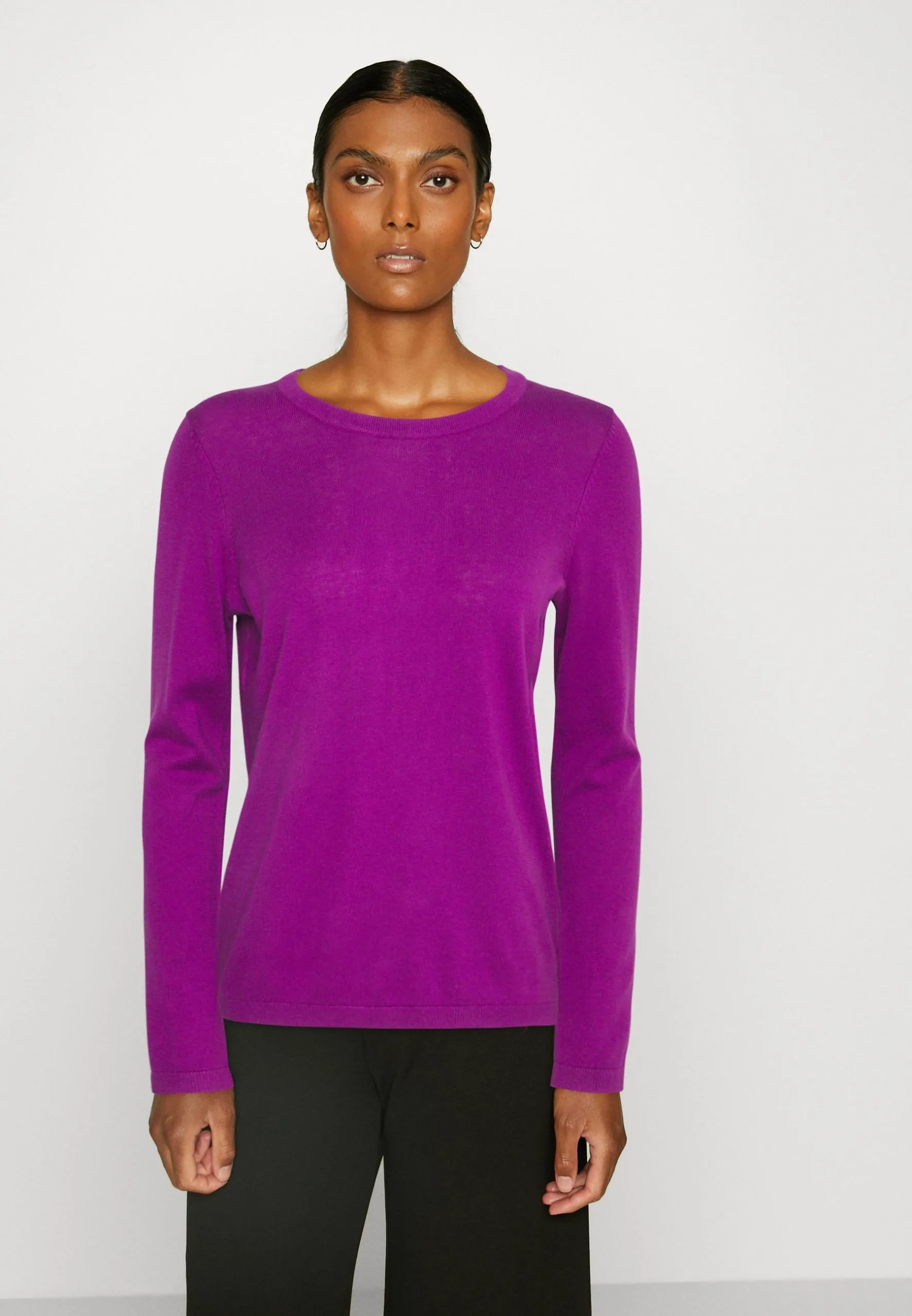 Edc By Esprit C Neck - Strikkegenser - Violet 3 Edc By Esprit C Neck - Strikkegenser - Violet