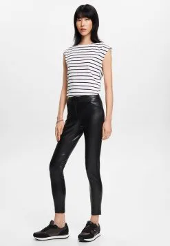 ESPRIT Sslv Stripe - T-Shirts Med Print - White -ESPRIT Butikk 894b6f59689549b38a338e3693e65726