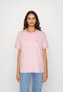 Edc By Esprit Tee - T-Shirts Med Print - Pink