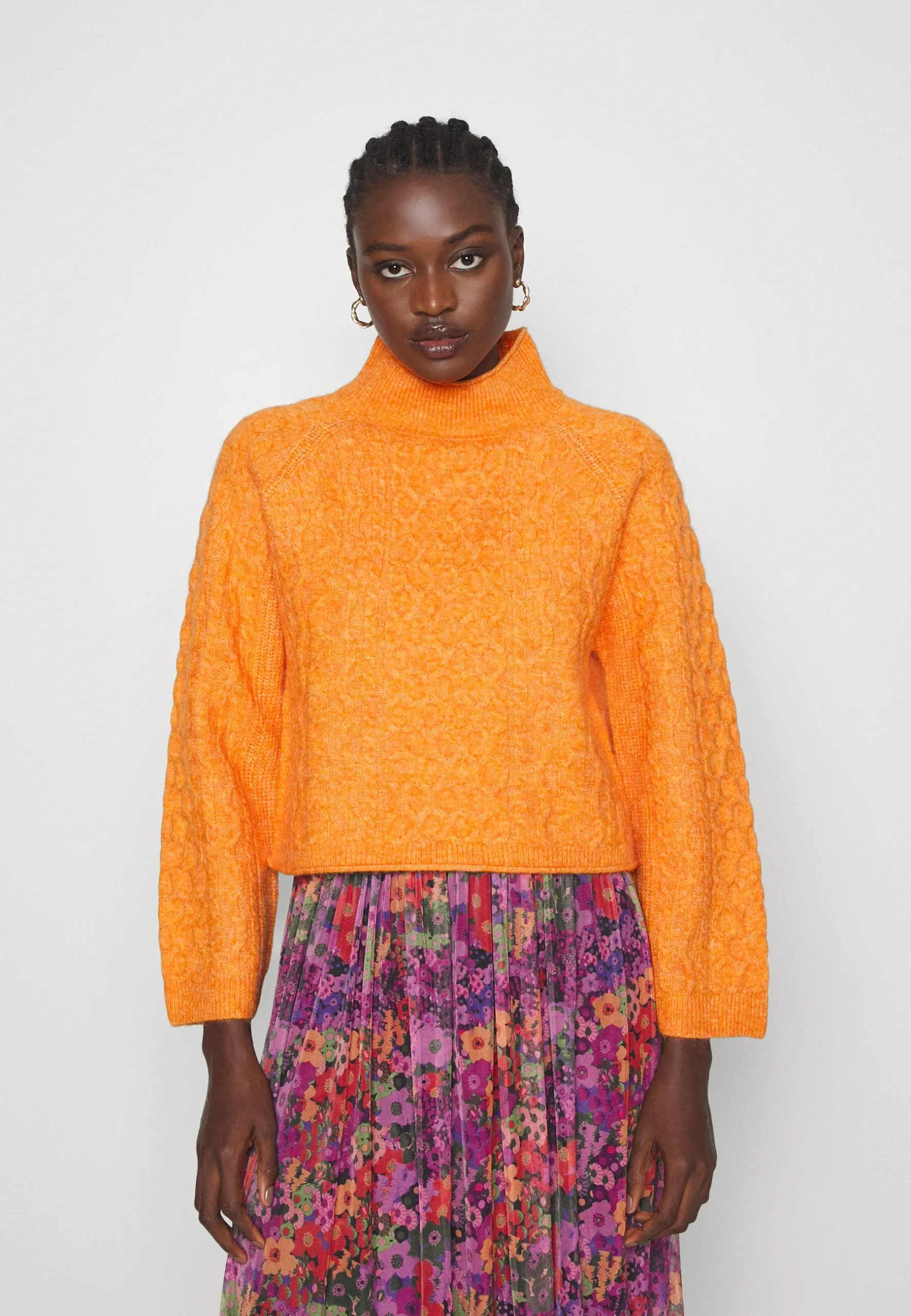 ESPRIT Cable- Strikkegenser - Golden Orange 3 ESPRIT Cable- Strikkegenser - Golden Orange