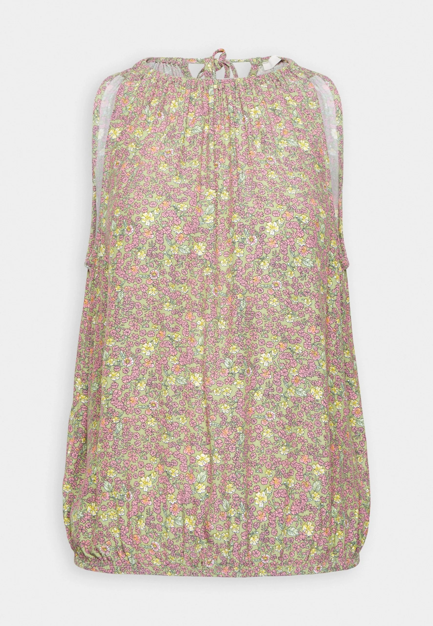 Edc By Esprit Bubble- Bluse - Citrus Green 6 Edc By Esprit Bubble- Bluse - Citrus Green - Bilde 4