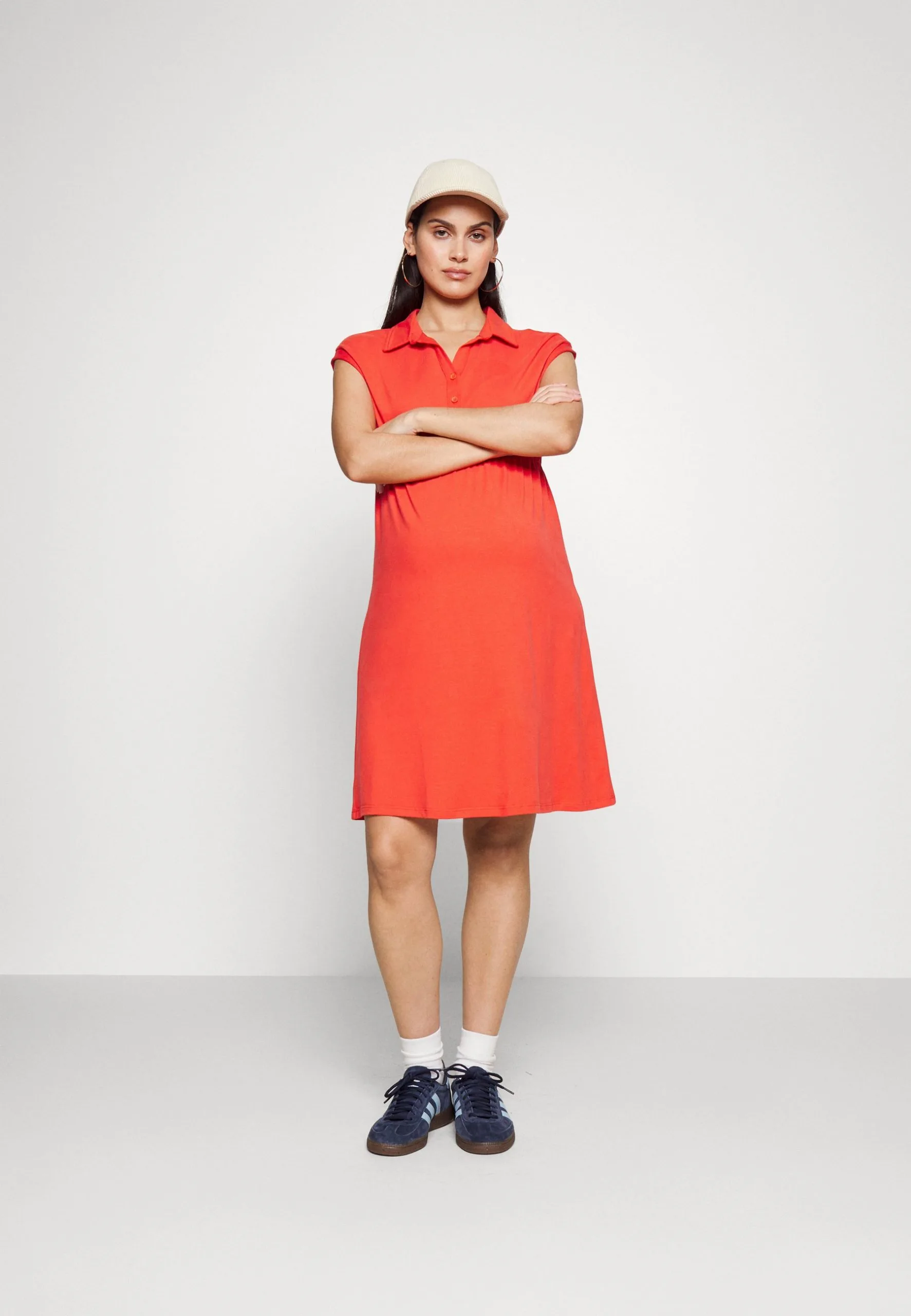 Dress Nursing Short Sleeve - Skjortekjole - Red 4 Dress Nursing Short Sleeve - Skjortekjole - Red - Bilde 2