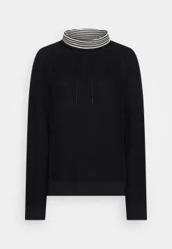 Edc By Esprit Strikkegenser - Black