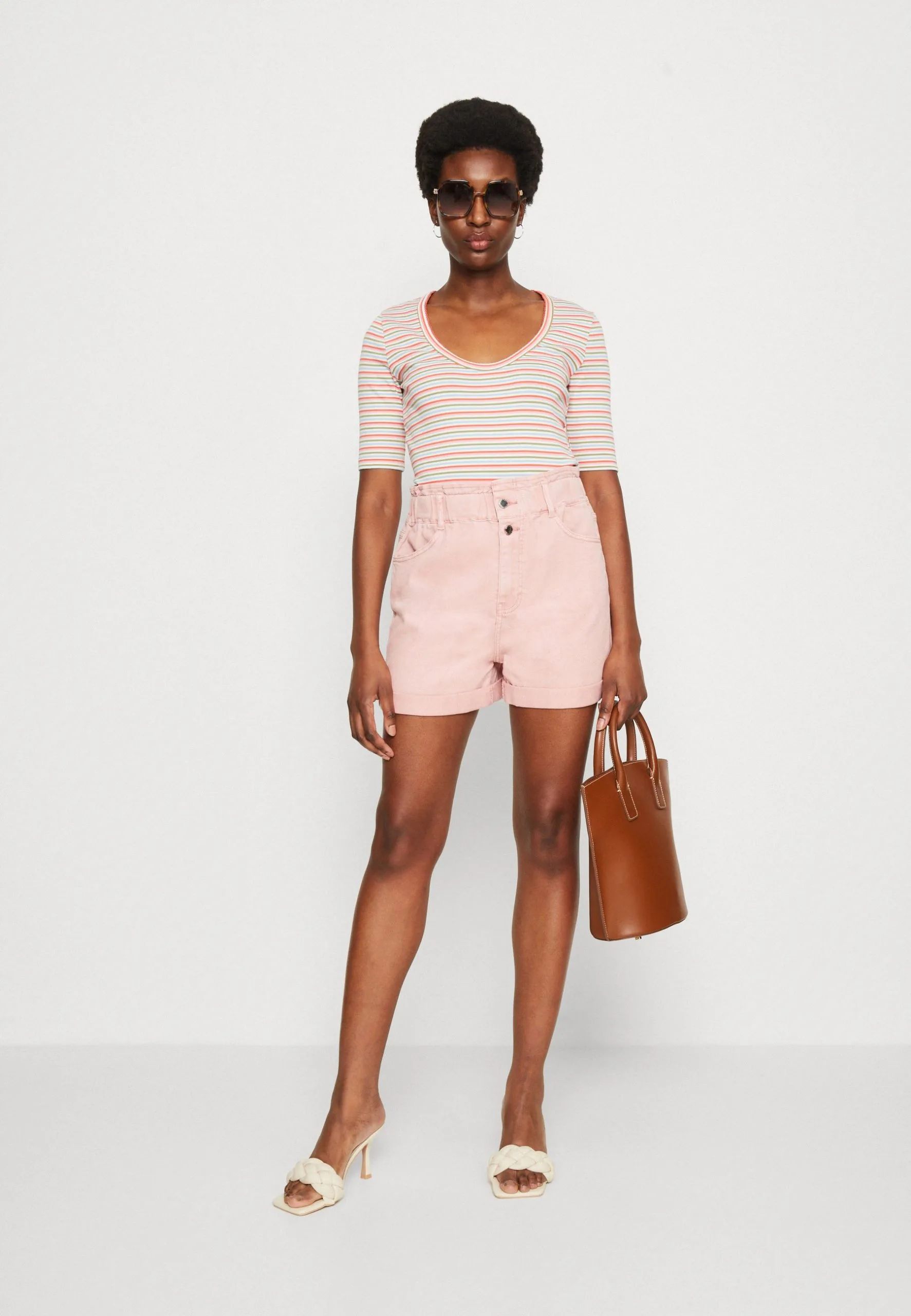 Edc By Esprit Key Shape - T-Shirts Med Print - Coral Orange 4 Edc By Esprit Key Shape - T-Shirts Med Print - Coral Orange - Bilde 2