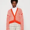 ESPRIT Chunky Tape - Cardigan - Orange Red -ESPRIT Butikk 9caa6d6a6732467fbddad7cd2526ac45