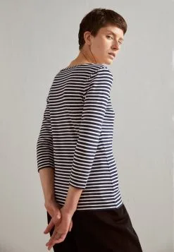 ESPRIT Boat Neck- Topper Langermet - Navy