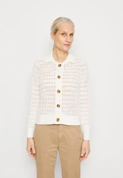 ESPRIT Struct Card - Cardigan - Off White