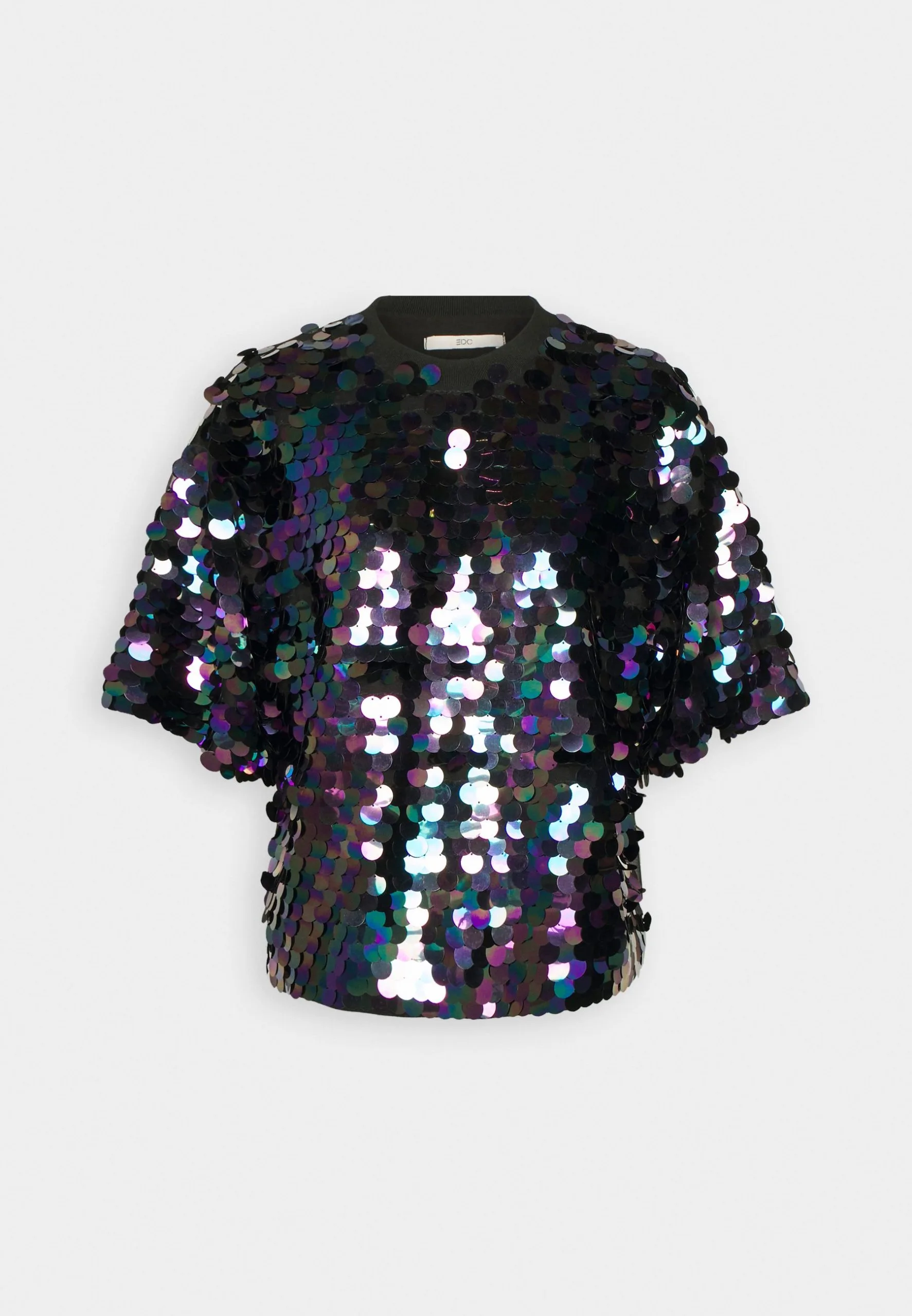 Edc By Esprit Sequins - T-Shirts Med Print - Black 6 Edc By Esprit Sequins - T-Shirts Med Print - Black - Bilde 4