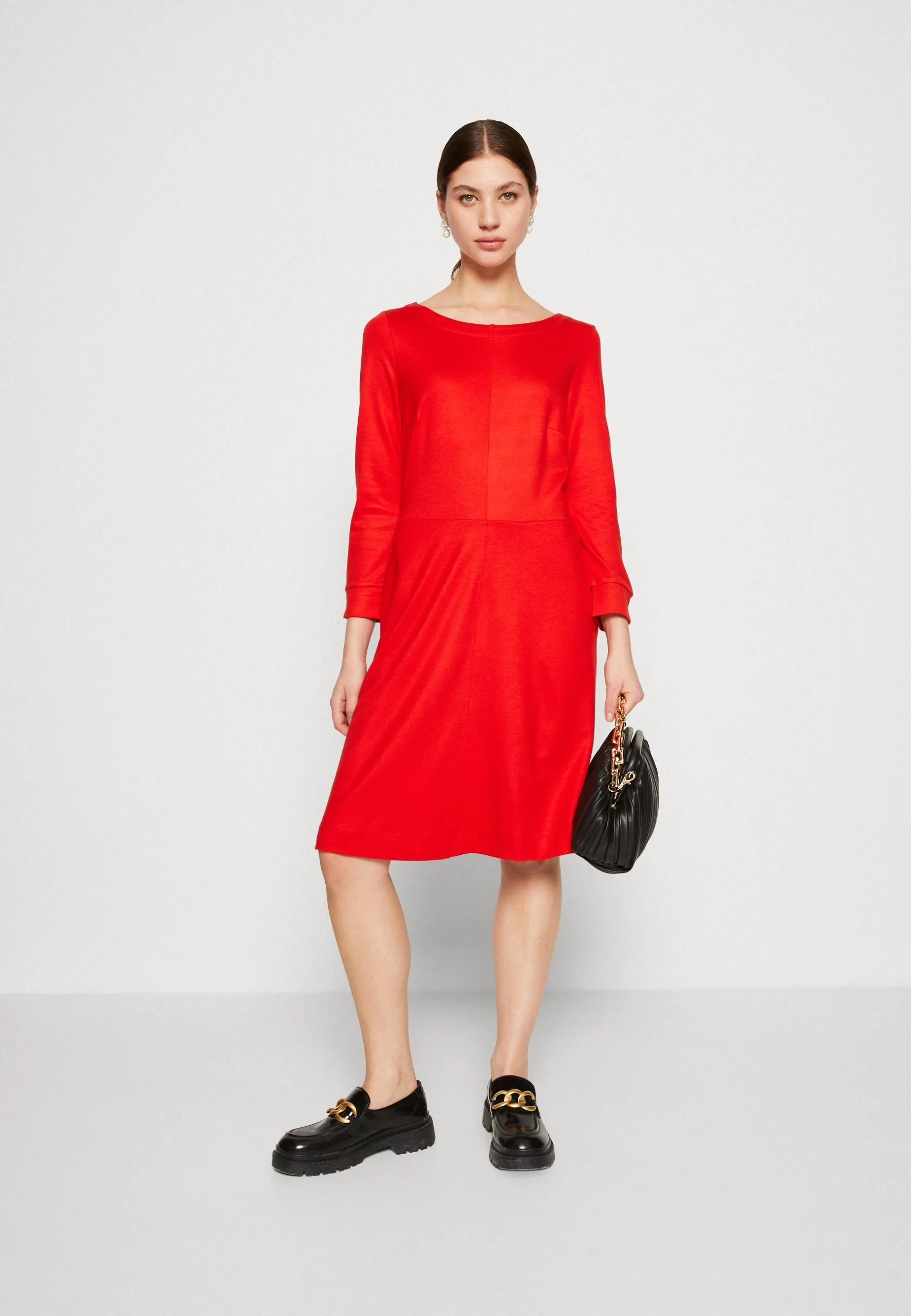 ESPRIT Punti Dress - Jerseykjole - Red 4 ESPRIT Punti Dress - Jerseykjole - Red - Bilde 2