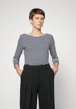 ESPRIT Boat Neck- Topper Langermet - Navy -ESPRIT Butikk a71f9bf815e34225b76430602a92794b