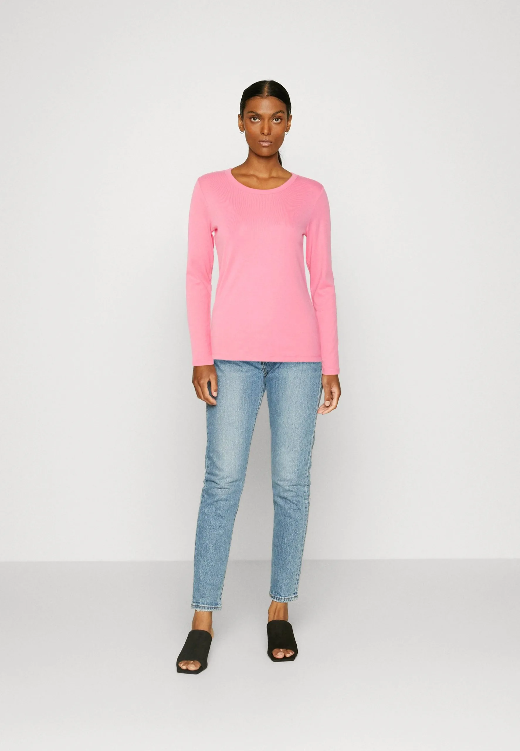 ESPRIT Crew - Topper Langermet - Pink 4 ESPRIT Crew - Topper Langermet - Pink - Bilde 2